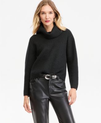 Women's Cowl-Neck Long-Sleeve Sweater