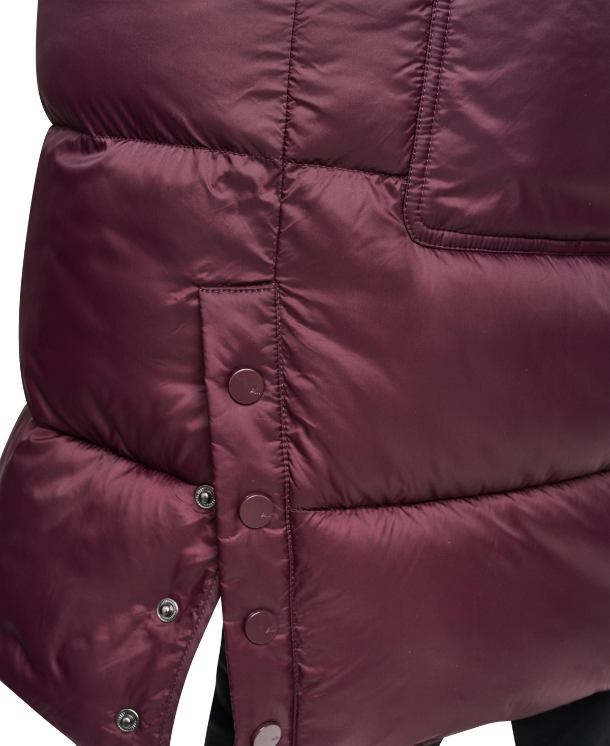 Andrew Marc Women's Kerr Water-Resistant Puffer Vest with Detachable Hood
