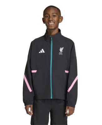 Adidas Boys' and Girls' Liverpool FC Z.N.E. Anthem Full-Zip Mock