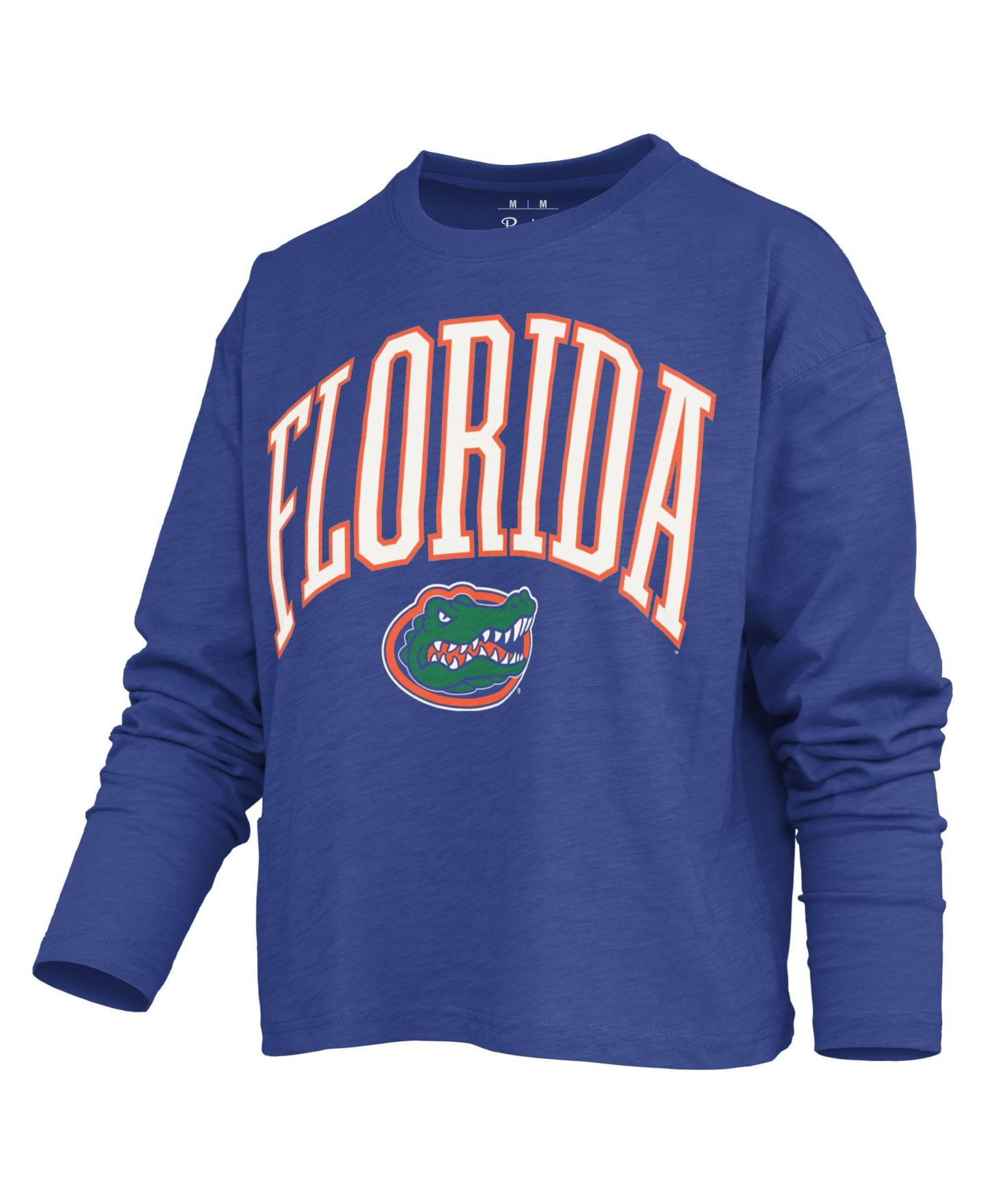 Женская футболка Pressbox Florida Gators Motley Long-Sleeve Boxy Burnout — фото 2