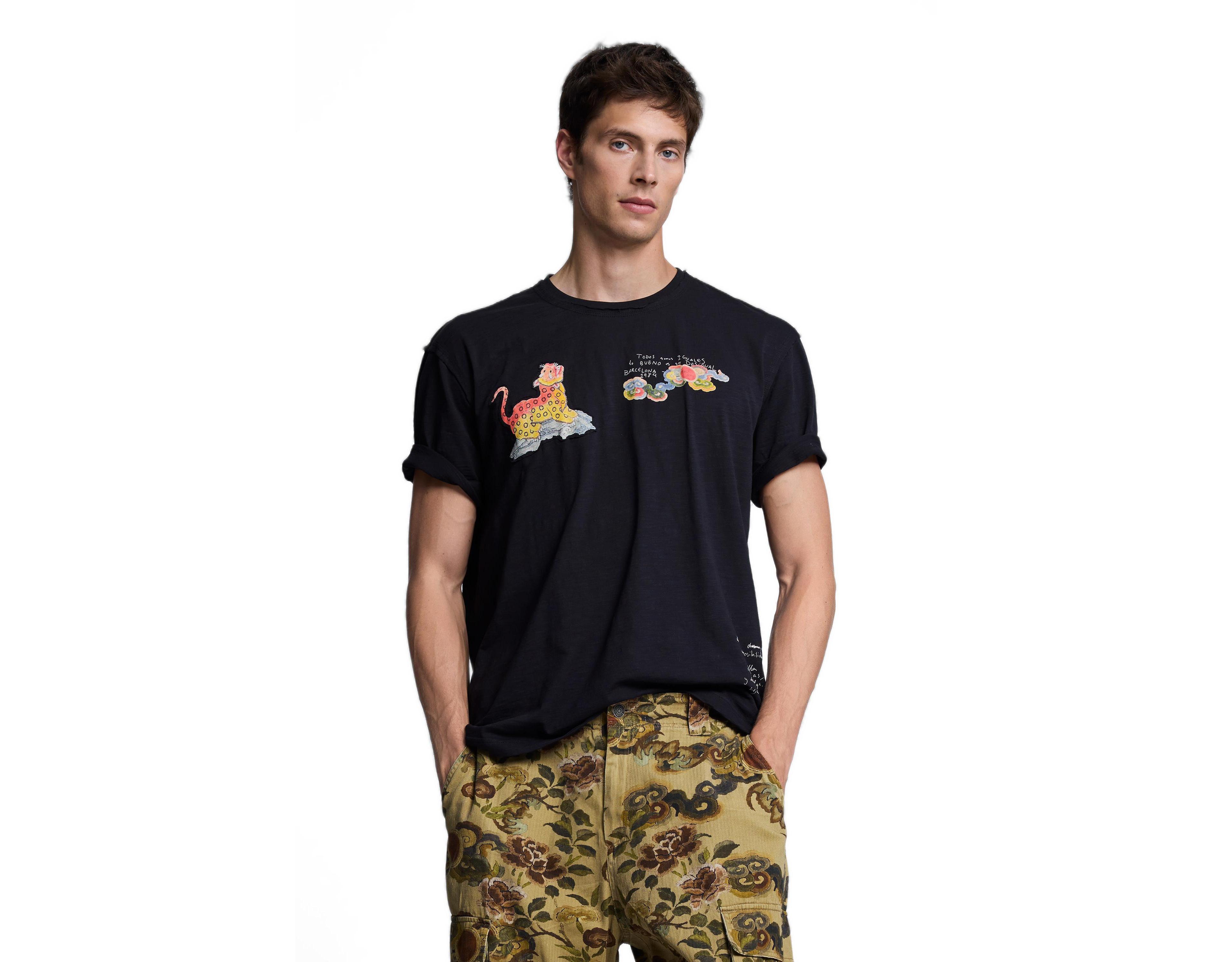 Desigual Men's Graphic Crew Neck T-Shirt