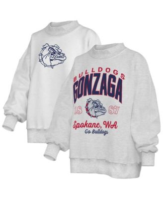 Women's Gonzaga Bulldogs Reversible Mock Neck Sweatshirt
