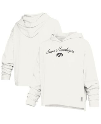 Women's Iowa Hawkeyes Faye Hooded Long Sleeve Slub T-Shirt