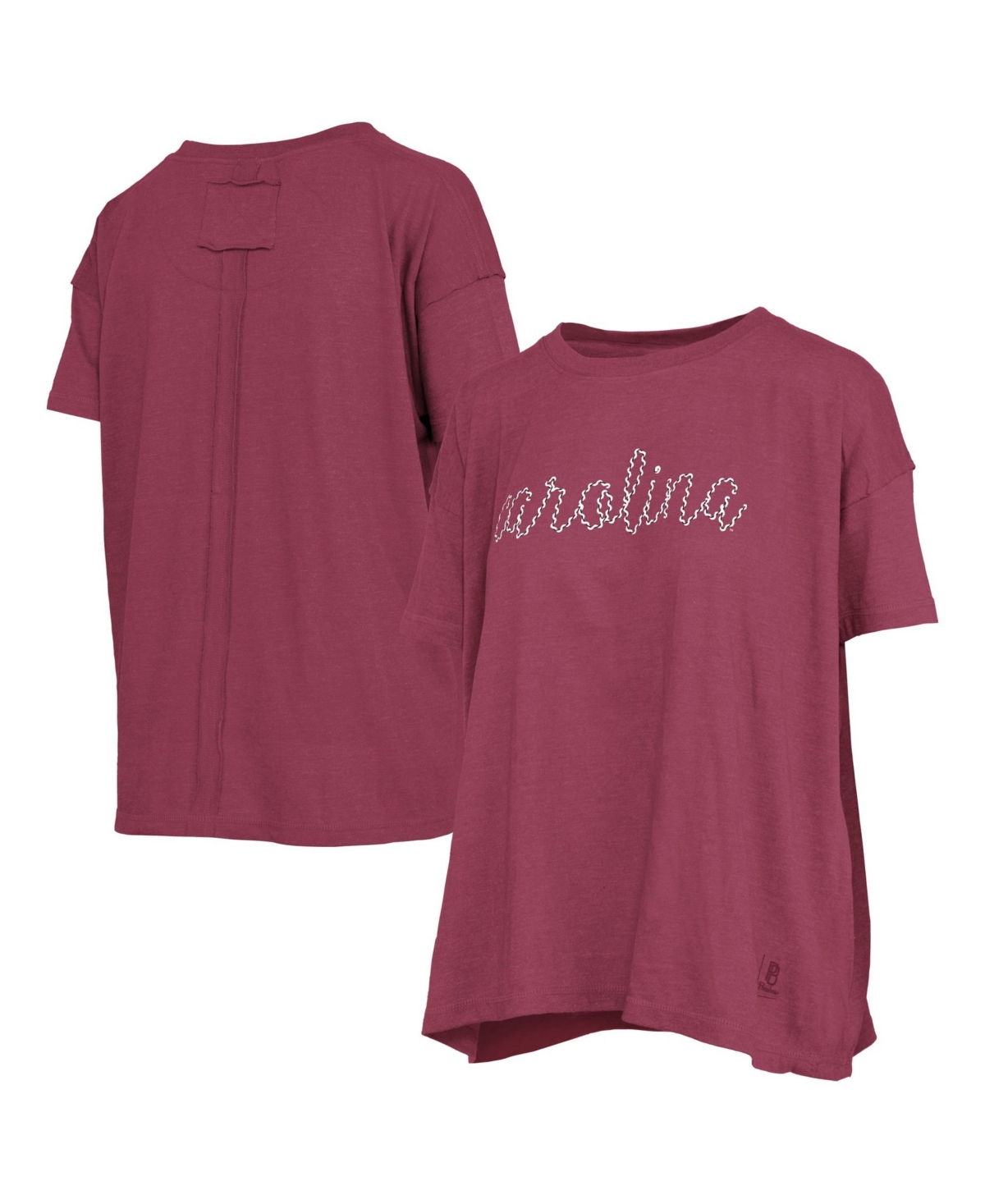 Pressbox Women's South Carolina Gamecocks Oversized Script-Wordmark T-Shirt