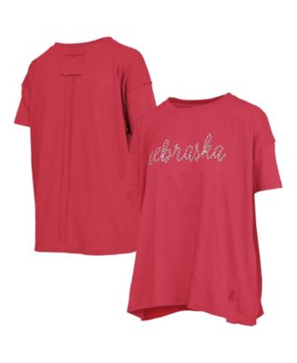 Women's Nebraska Huskers Oversized Heather T-Shirt