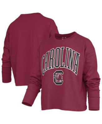 Women's Motley South Carolina Gamecocks Long-Sleeve Boxy-Fit T-Shirt
