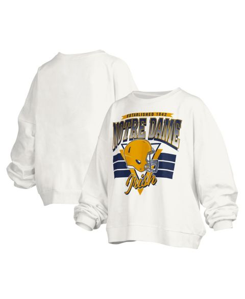 Женский свитшот Pressbox Notre Dame Fighting Irish Janice Oversized Graphic