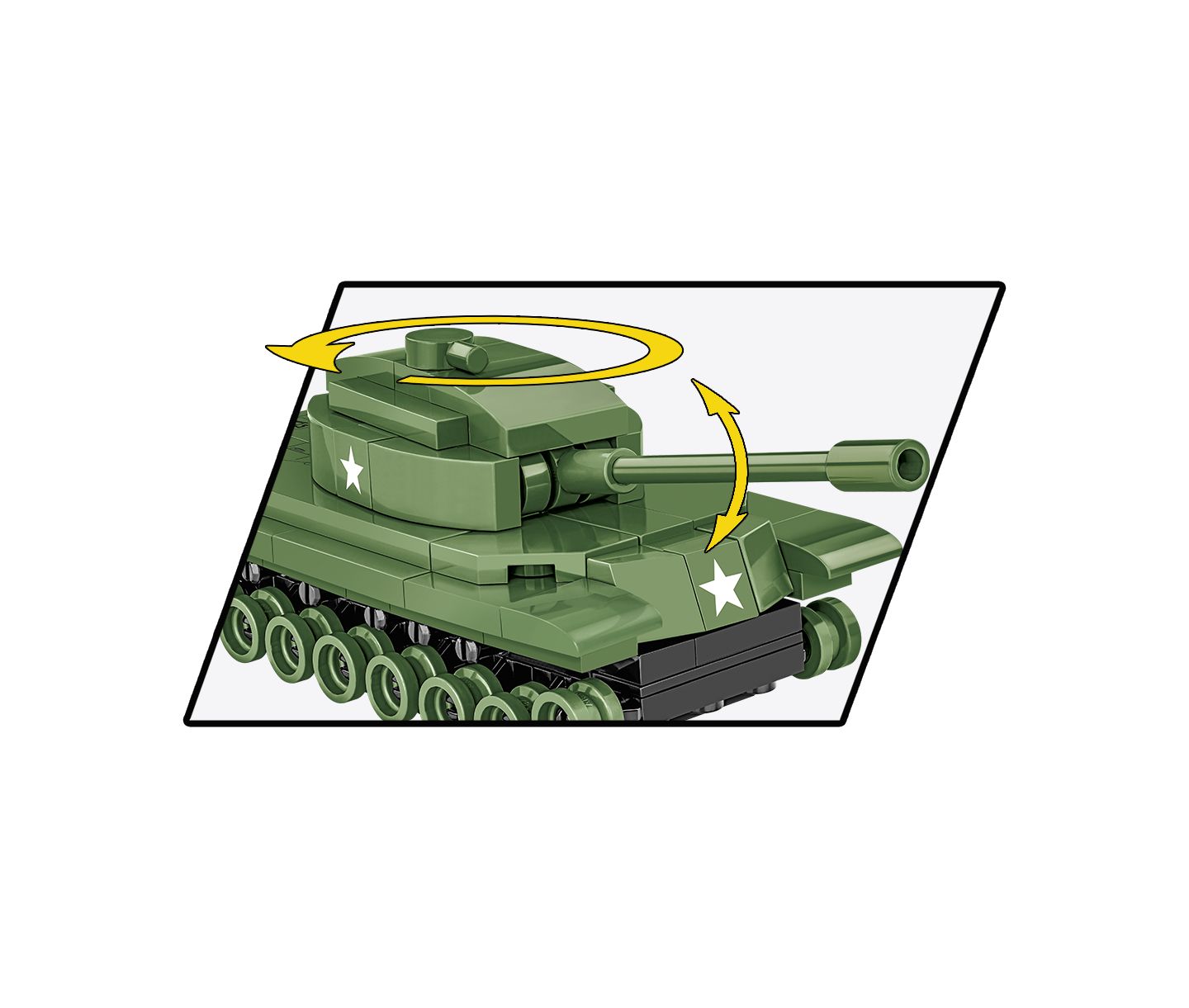 Конструктор Cobi Armed Forces «Паттон M48» из 127 деталей, от 6 лет — фото 5
