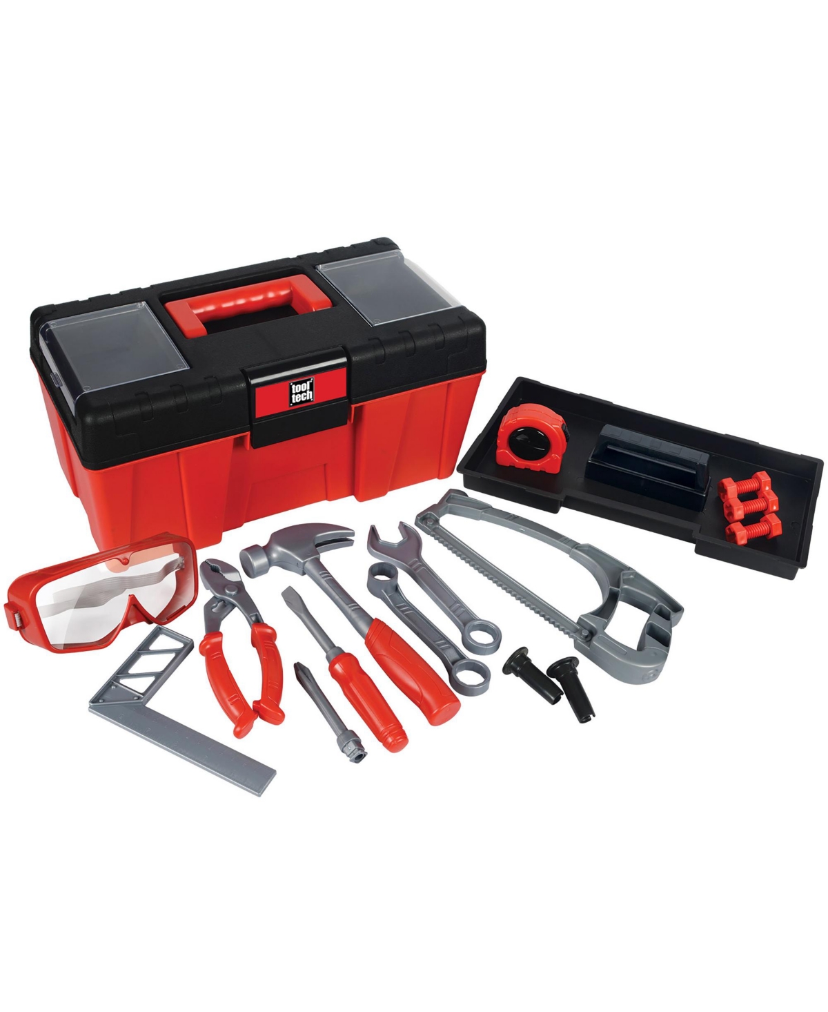 Red Box Tool Tech 18-Piece Toolbox, Ages 3+