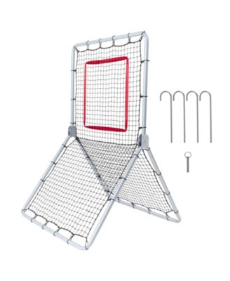 3.5 x 6 Foot Baseball and Softball Pitchback Rebounder Net with 5 Adjustable Angles