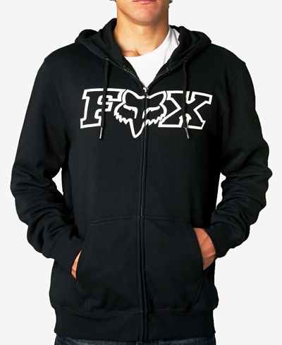 Fox Men's Graphic-Print Zip Up Hoodie