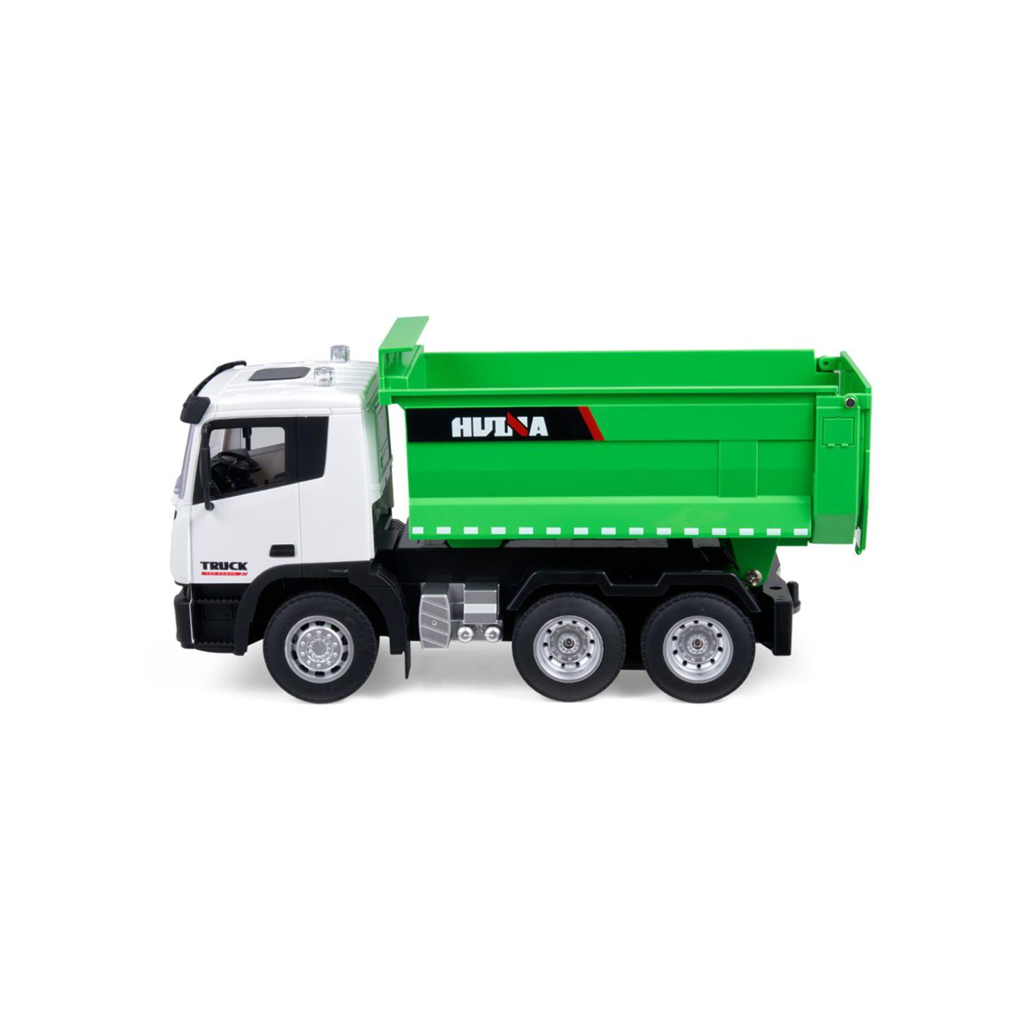 Детская игрушка YOBTOP 1:18 Scale 4WD LED Lights Hydraulic Rod Remote Control Dump Truck — фото 6