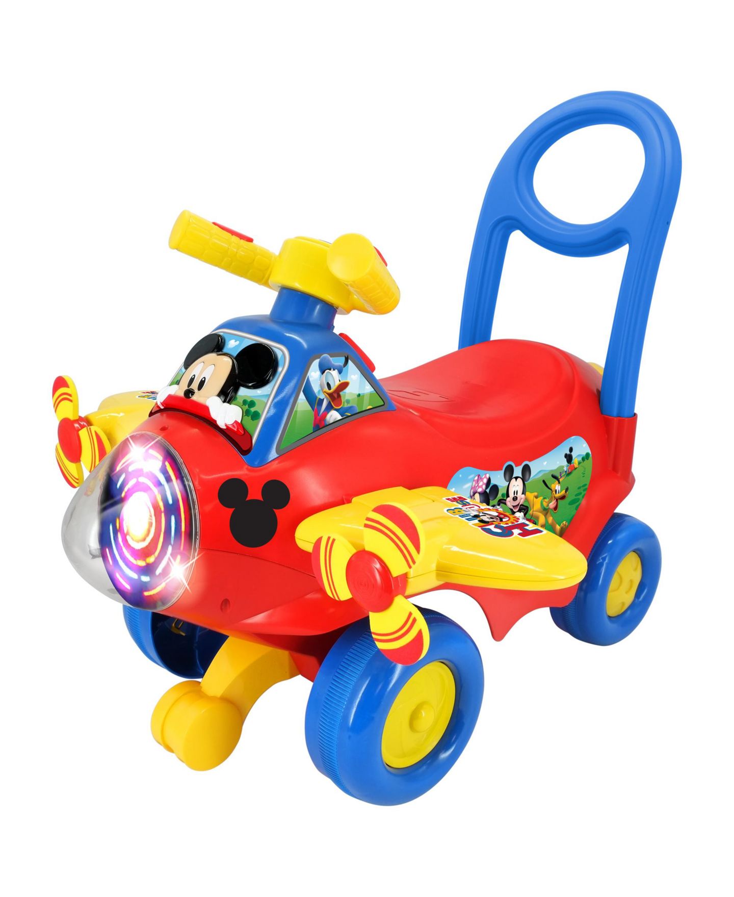 Детская игрушка Disney Activity Plane Ride-On: Mickey with Lights and Sounds, Ages 1+ — фото 3