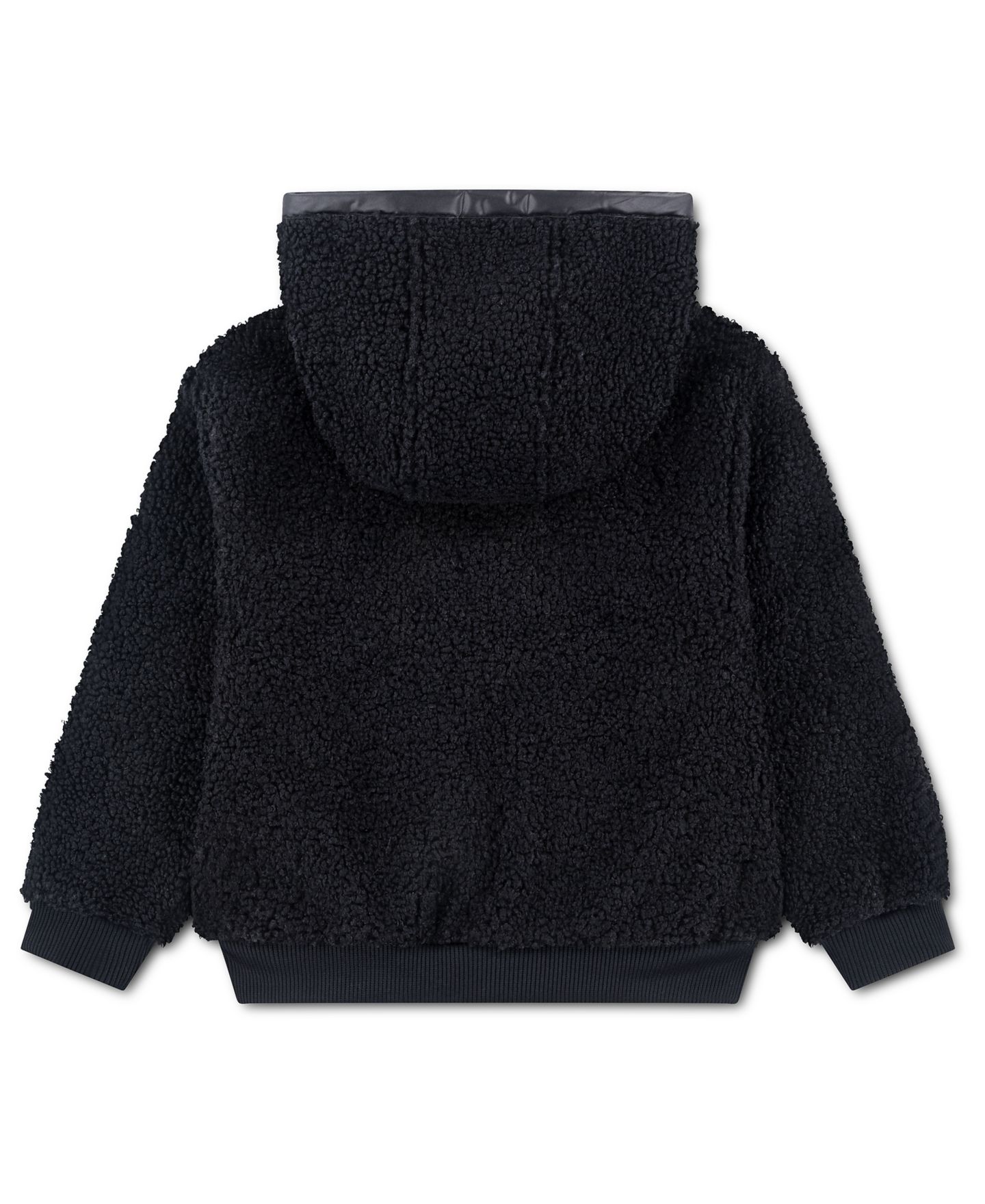 Детское худи Nike Lifestyle Essentials High-Pile Fleece Full-Zip, цвет: Чёрный — фото 2