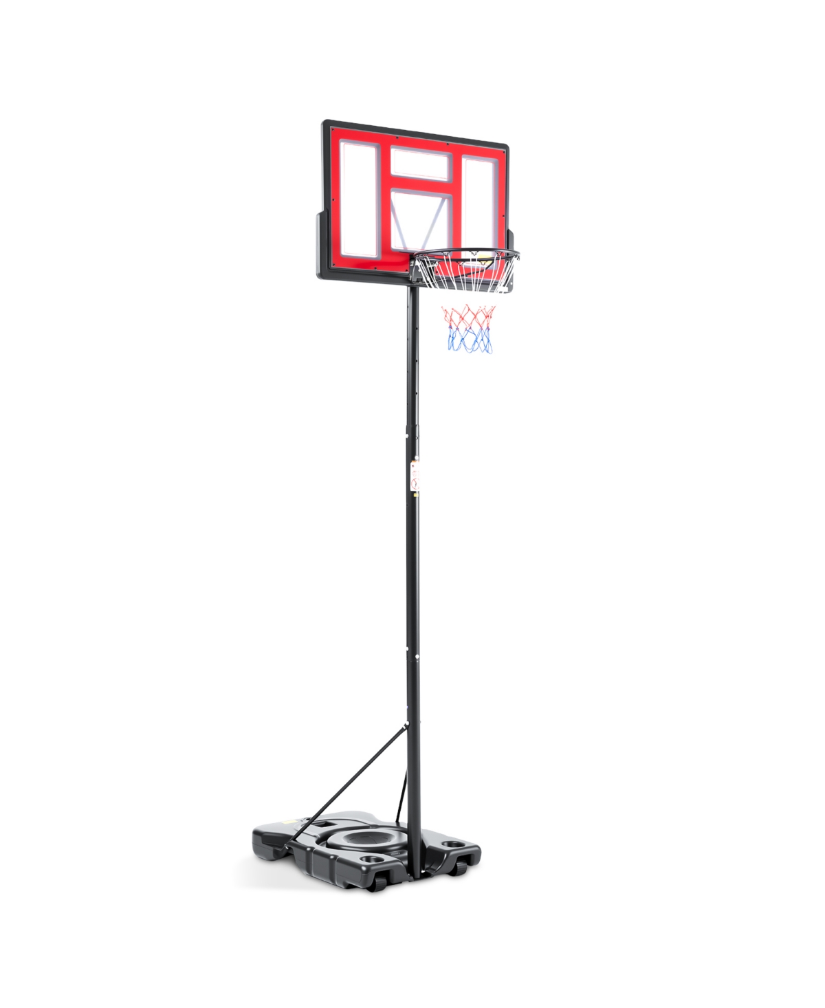 Zeny Height Adjustable 4.2–10FT Basketball Hoop with Wheels