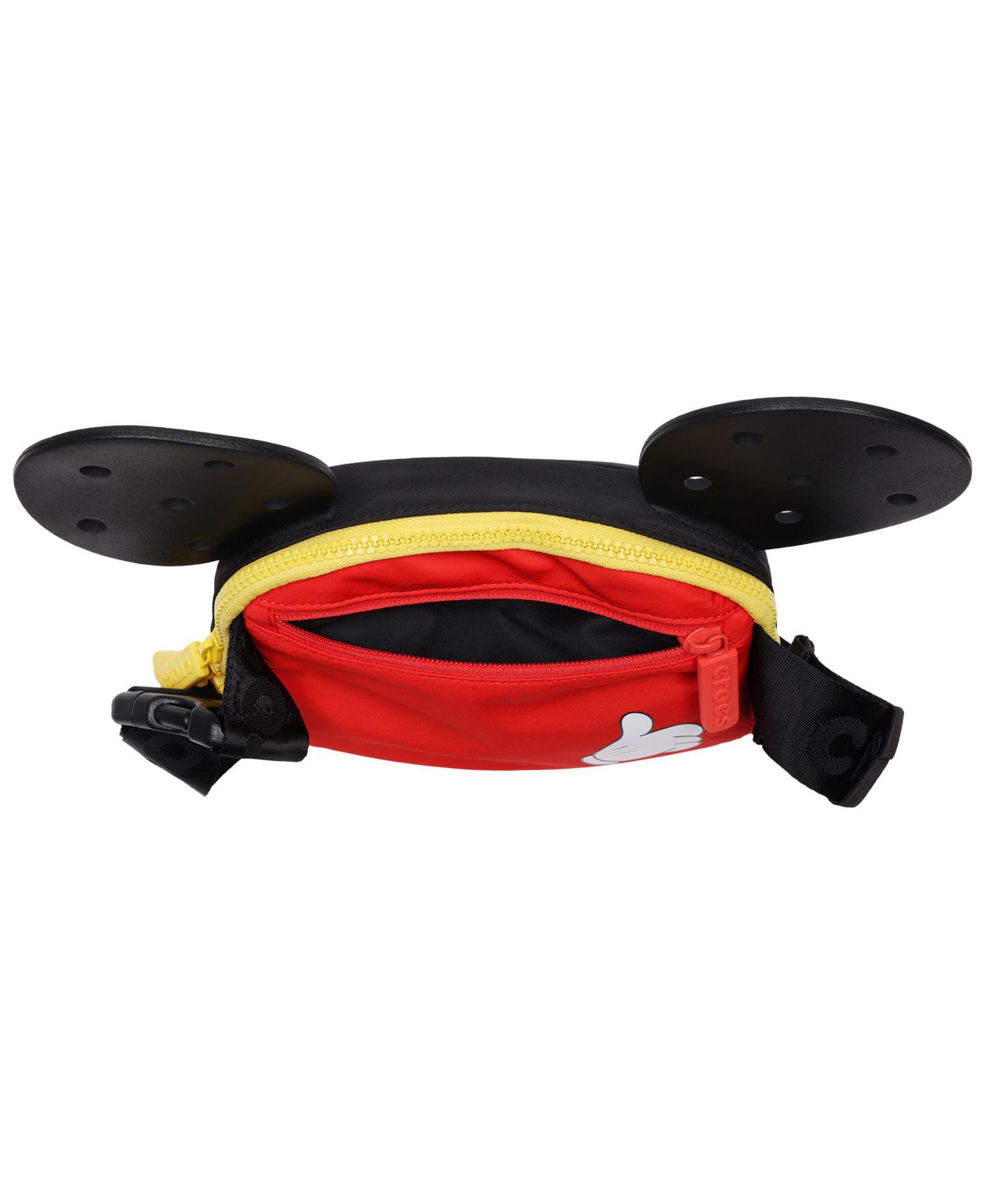 Женская сумка Crocs Disney Mickey Mouse 3D Ears Belt – Officially Licensed Waist Pack, цвет: Разноцветный — фото 6