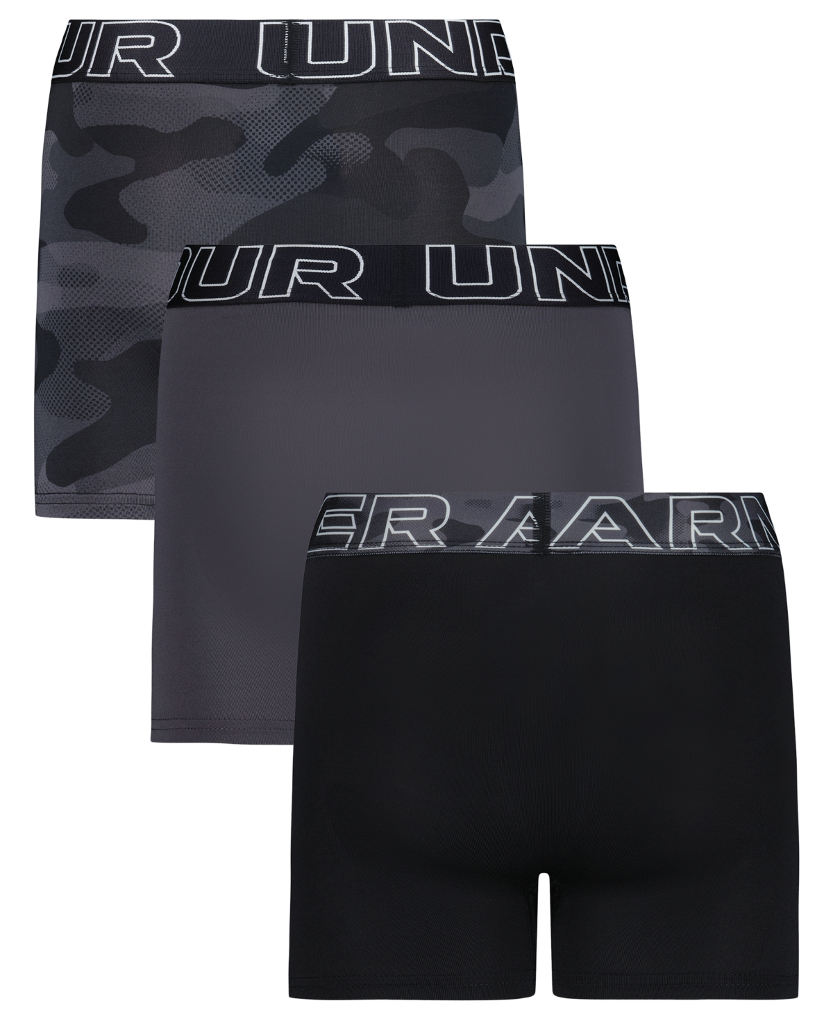 Under Armour Men's Performance Tech Boxer Briefs, 3-Pack