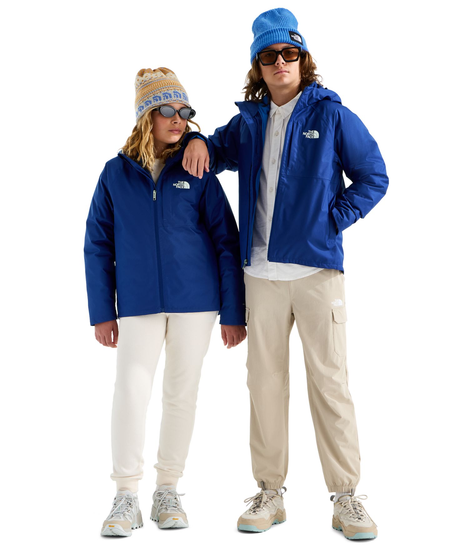 Детская куртка The North Face Perrito 4-in-1 Hooded Reversible, цвет: Насыщенный синий — фото 2