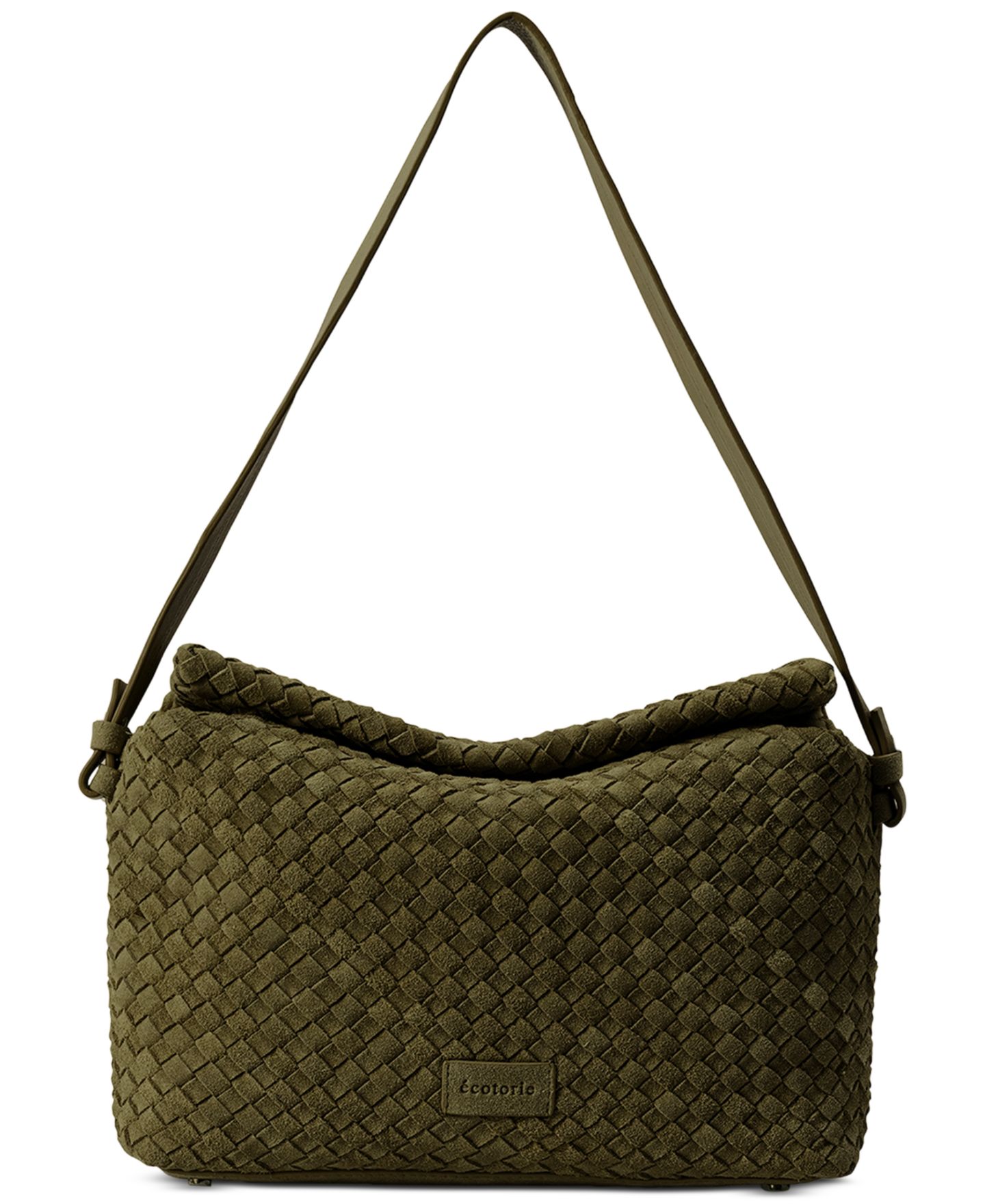 Женская сумка Ecotorie Miranda Suede Shoulder Handbag, цвет: Оливковый — фото 1