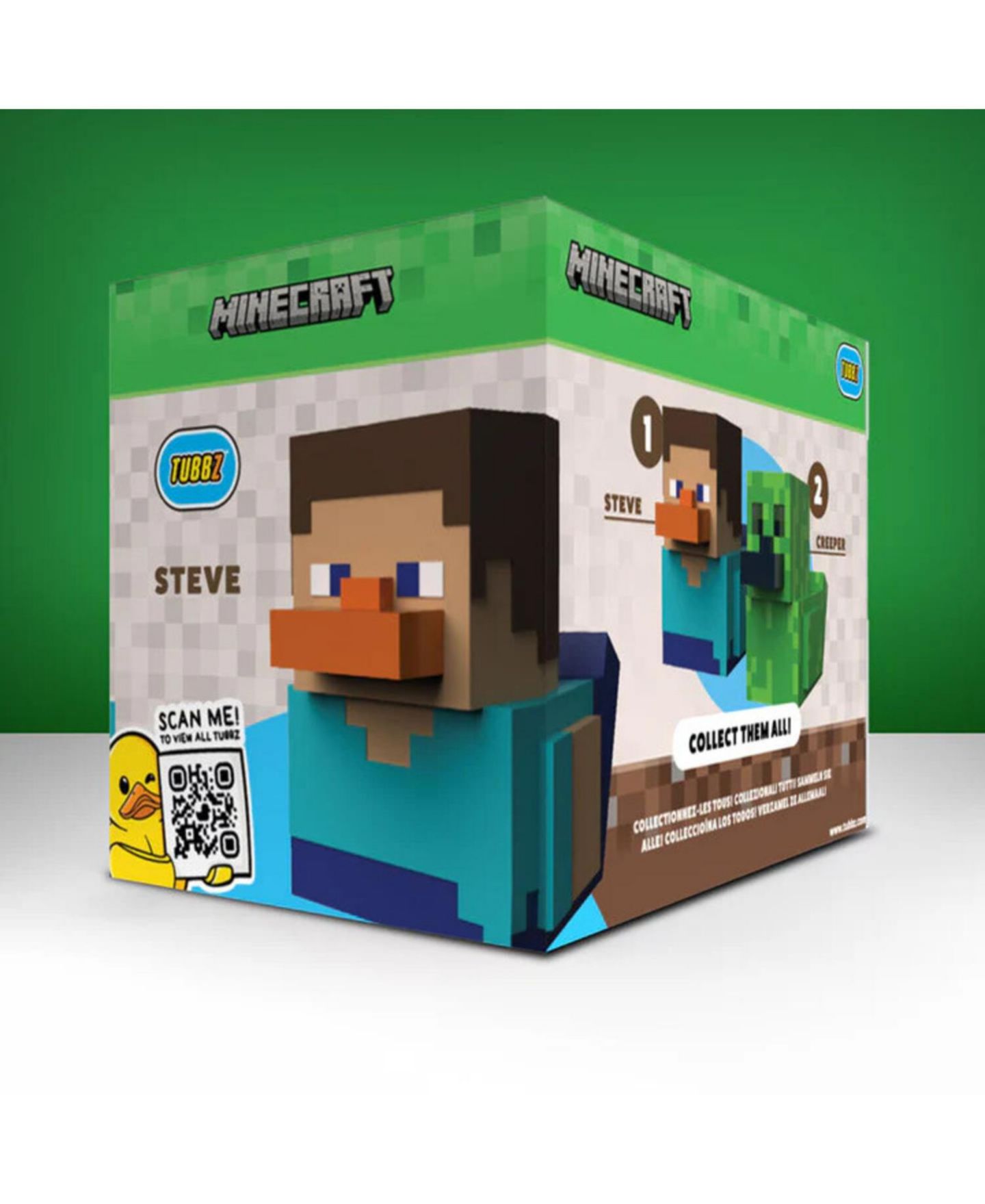 Детская фигурка TUBBZ Minecraft Steve Boxed Edition 4.3" Collectible Figure, Ages 5+, цвет: Open Miscellaneous — фото 3