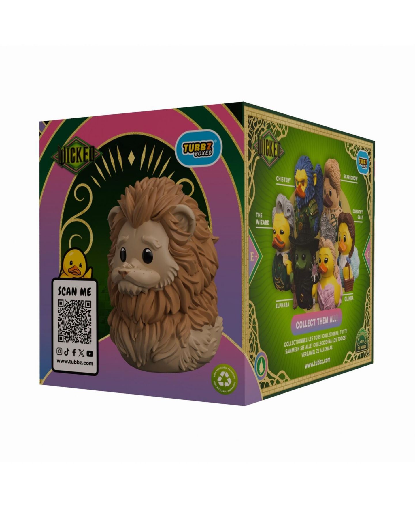 Коллекционная фигурка Tubbz Wicked Cowardly Lion, 10,7 см, от 3 лет — фото 3