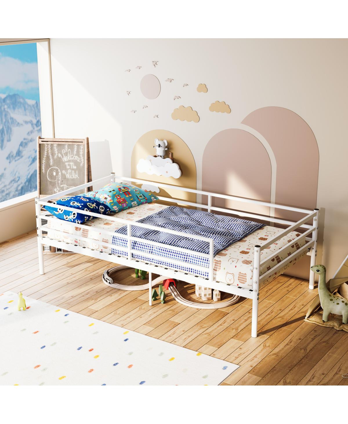 Streamdale Furniture Sturdy Metal Bed Frame for Kids