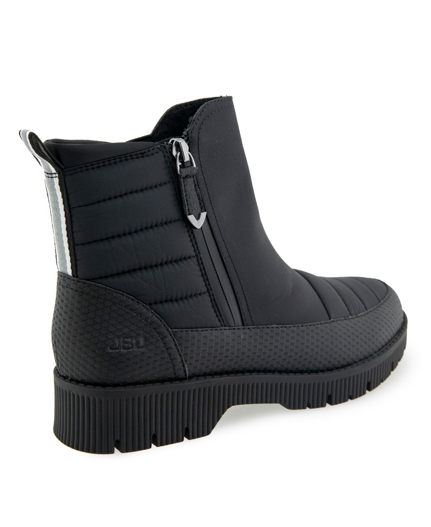 Женские ботинки JBU Abigail Weather Ready Wide Casual Zipper Booties, цвет: Чёрный — фото 3