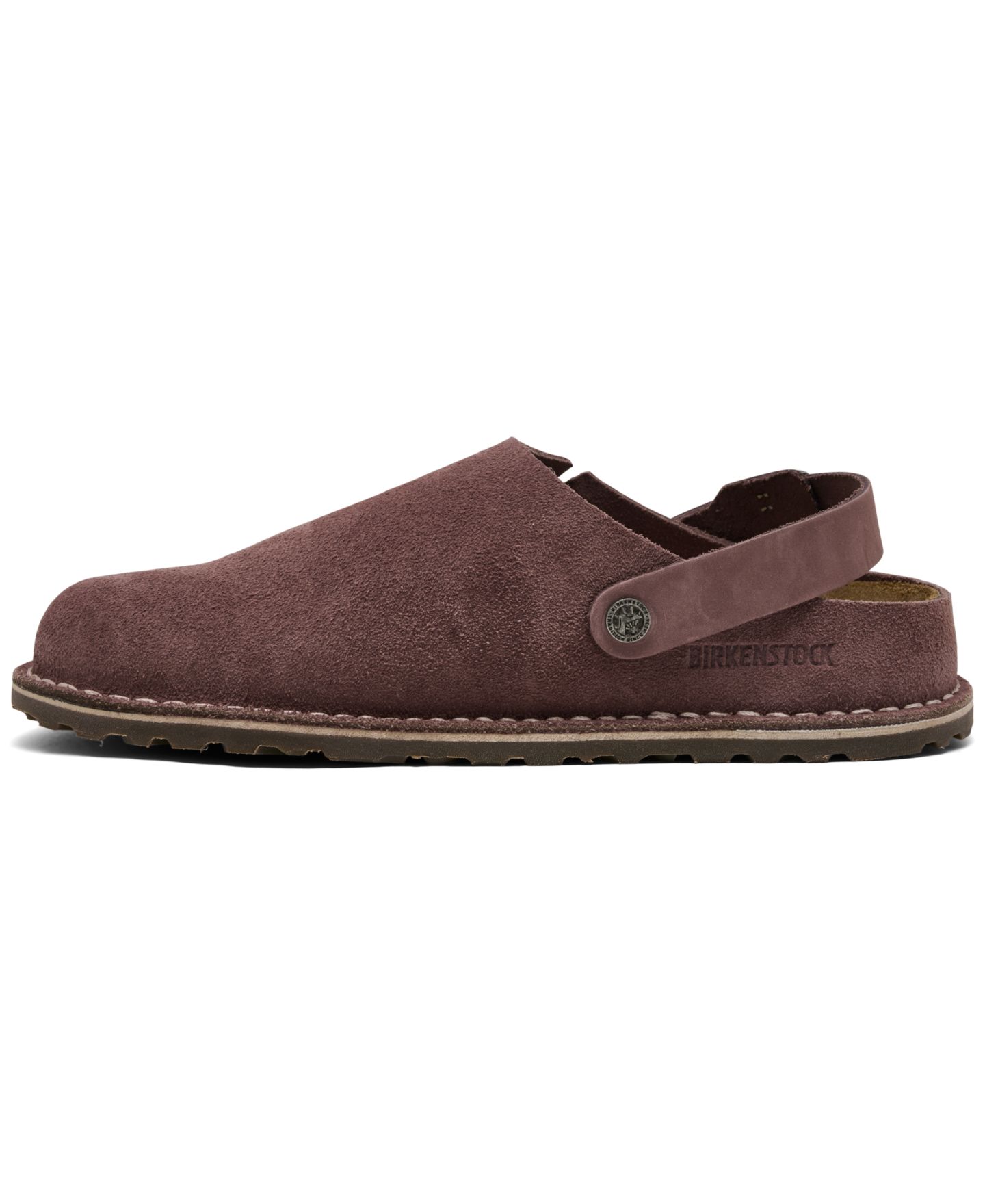Женские сабо Birkenstock Lutry 365 Suede Convertible, цвет: Pepper — фото 3