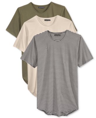 curved hem t shirt