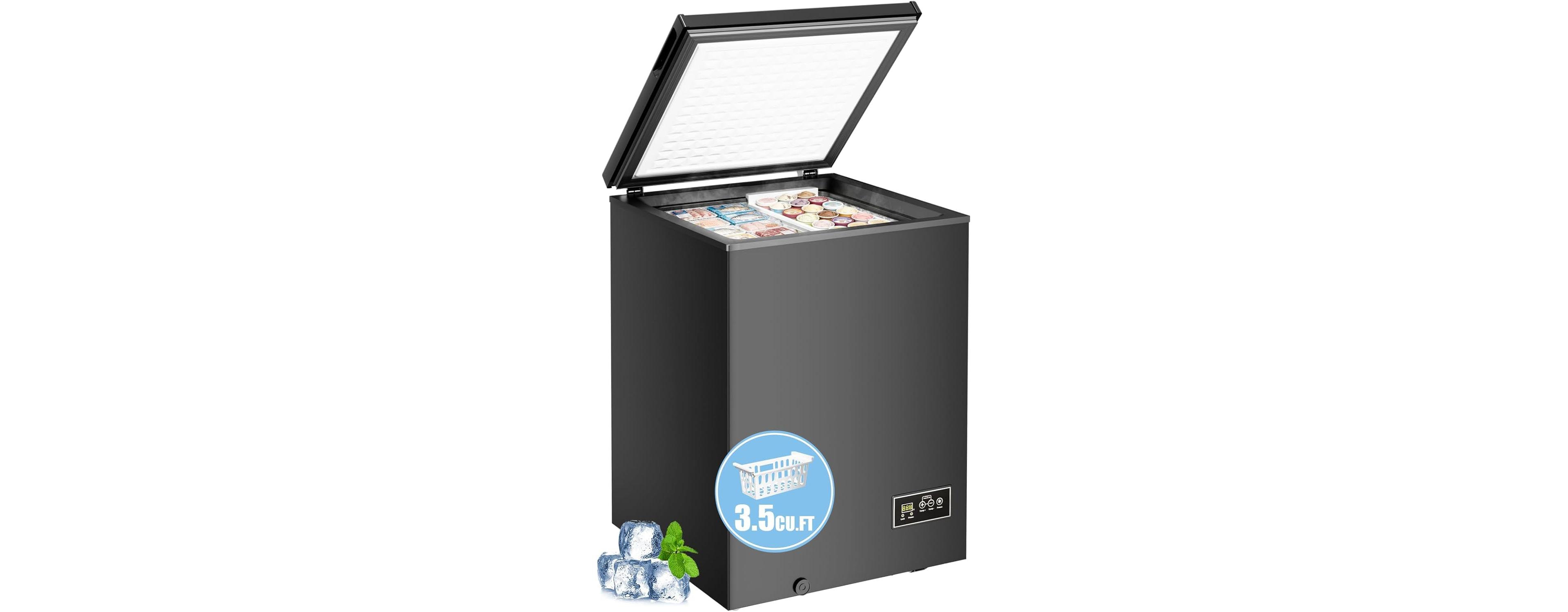 Cowsar 3.5 Cu. Ft. Chest Freezer with Digital Thermostat