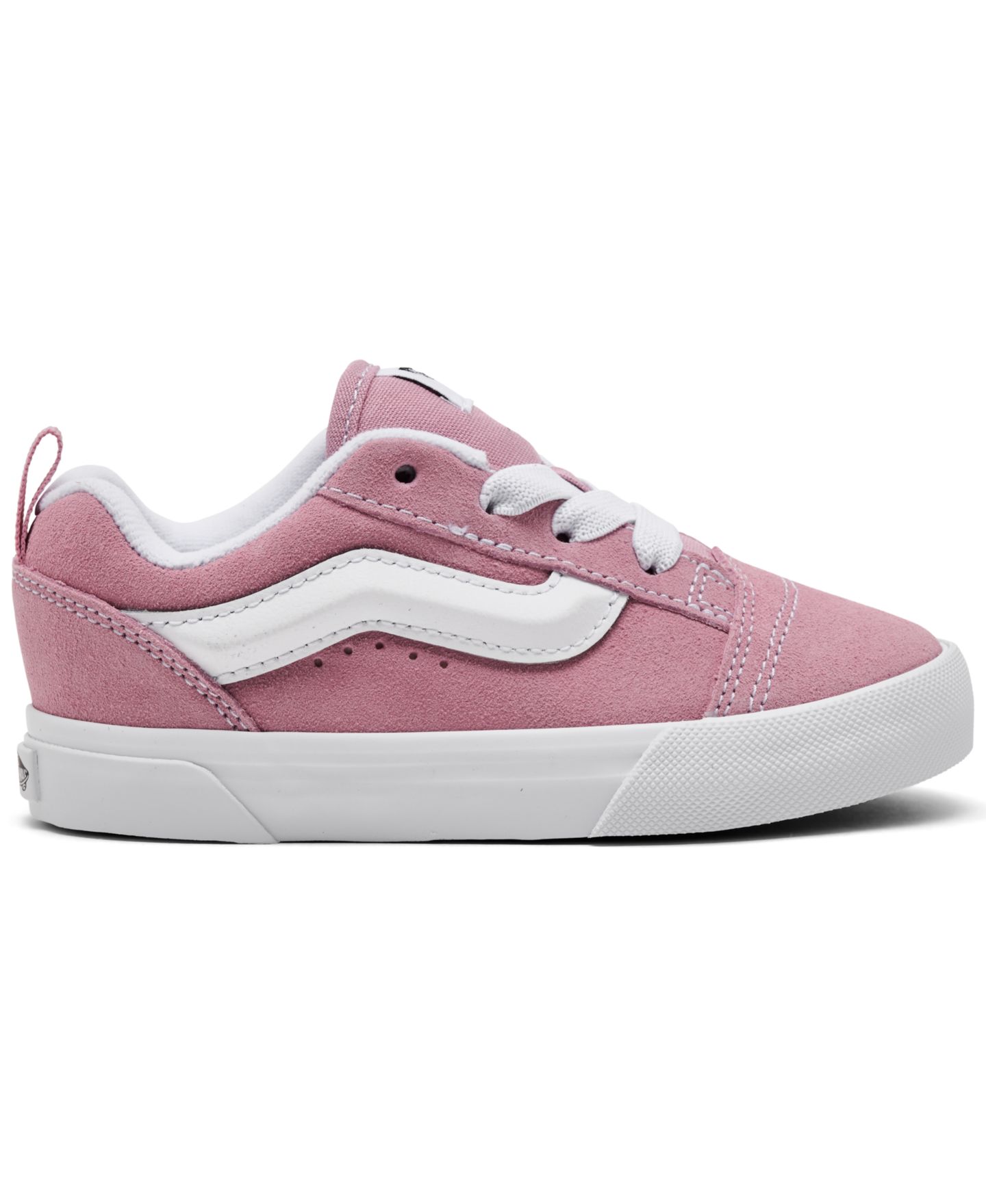 Детские низкие кеды Vans Knu Sokol с мягким языком и воротником для девочек, Finish Line, цвет: Розовый — фото 2