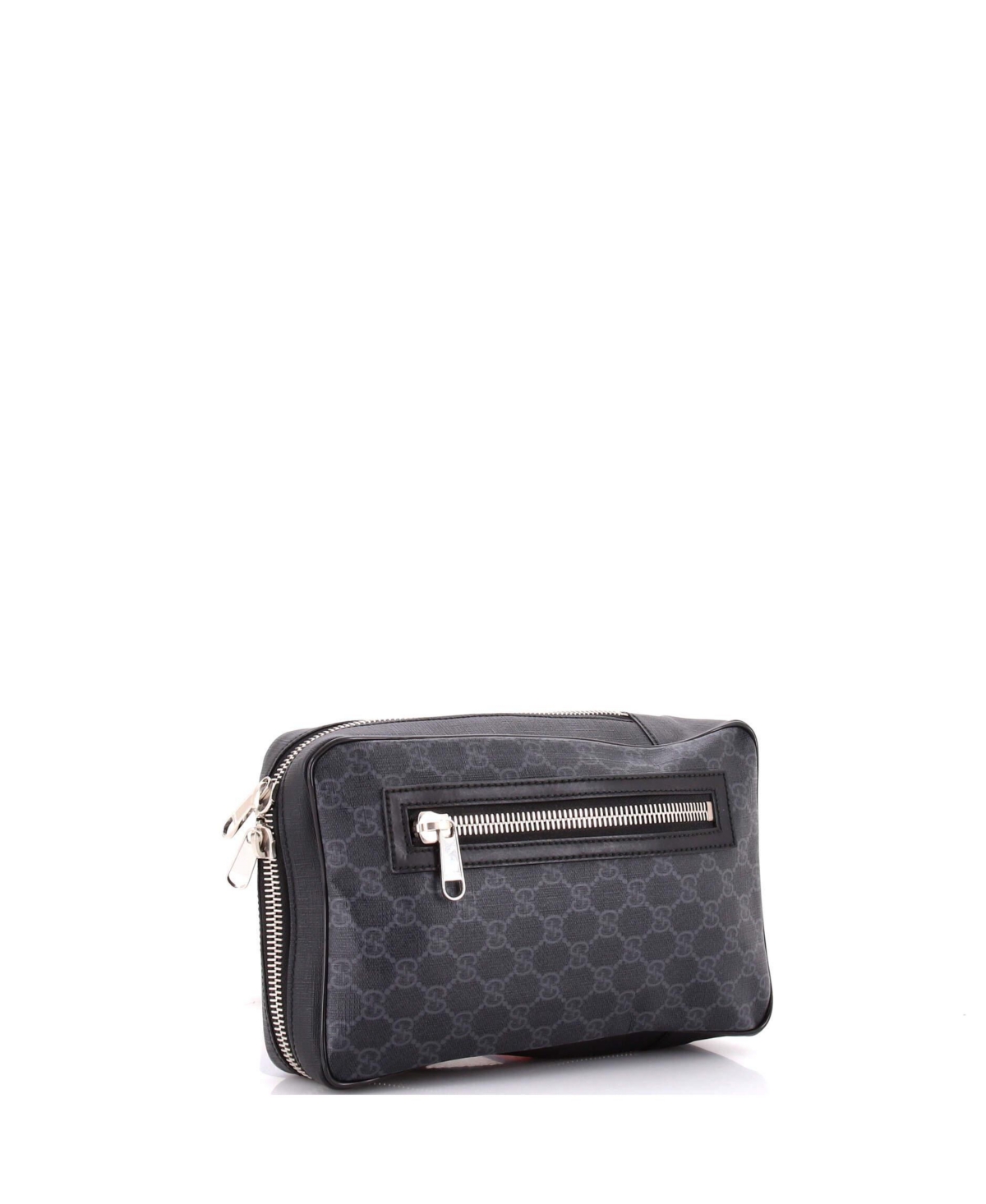 Pre-Owned Gucci Small Soft Zip Sling Bag Gg Coated Canvas