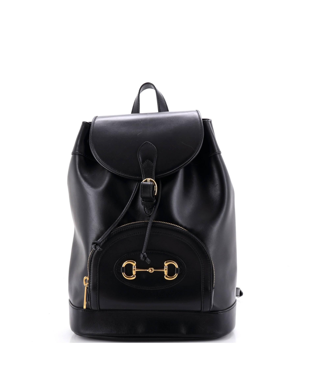 Pre-Owned Gucci Horsebit 1955 Backpack Leather - Black