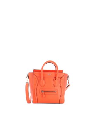 Nano Luggage Bag Grainy Leather