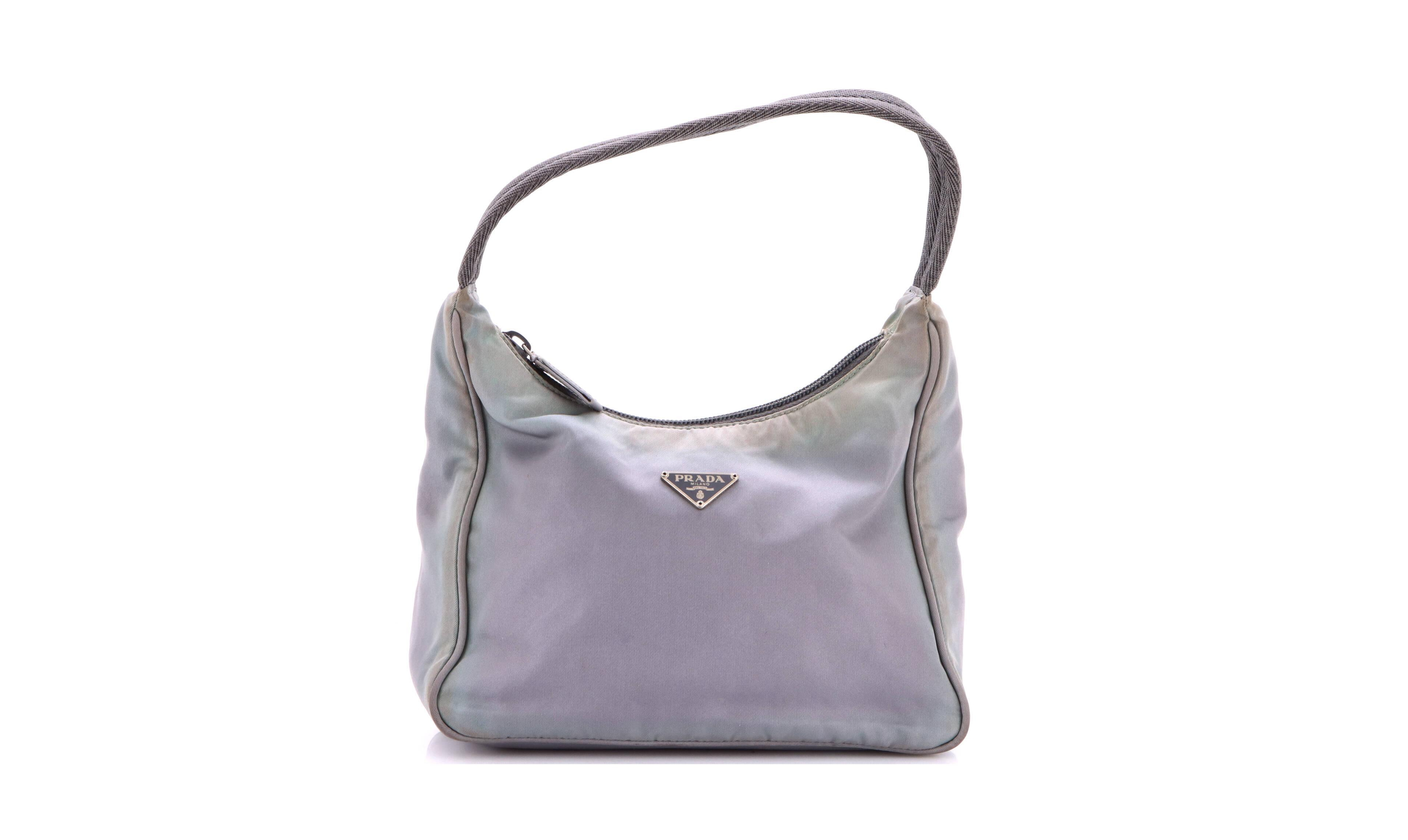 Pre-Owned Prada Mini Hobo Tessuto