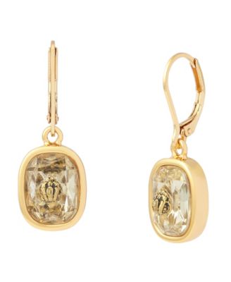 London Faux-Stone Signature Eagle Drop Earrings