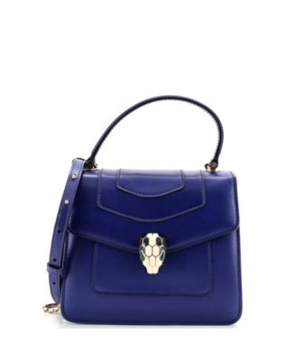 Small Serpenti Forever Top Handle Bag Leather