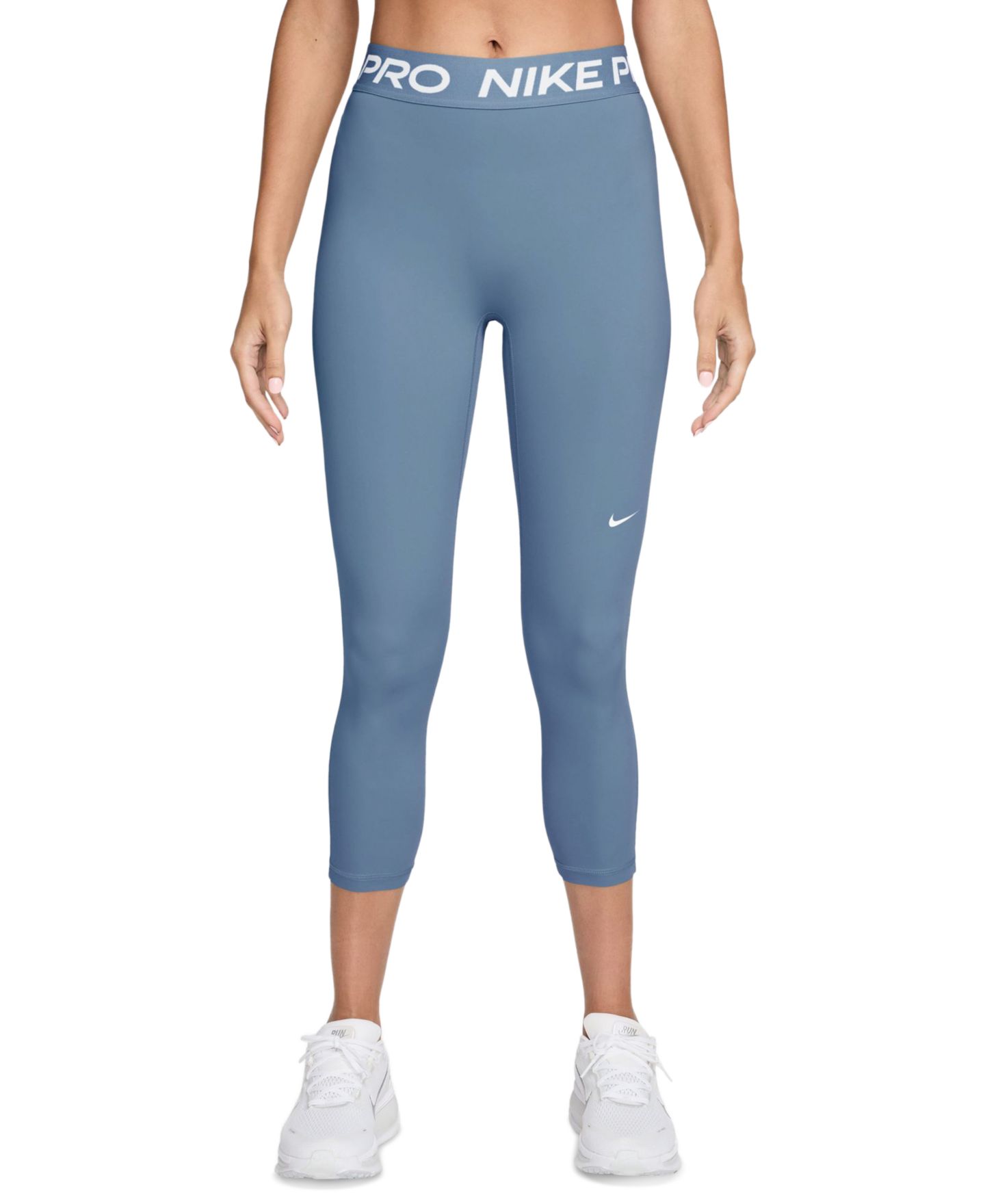 Женские леггинсы Nike Mid-Rise Full-Length, цвет: Чёрный / Розовый — фото 8