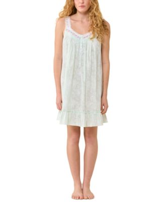 Women's Sleeveless Cotton Woven Lawn Chemise