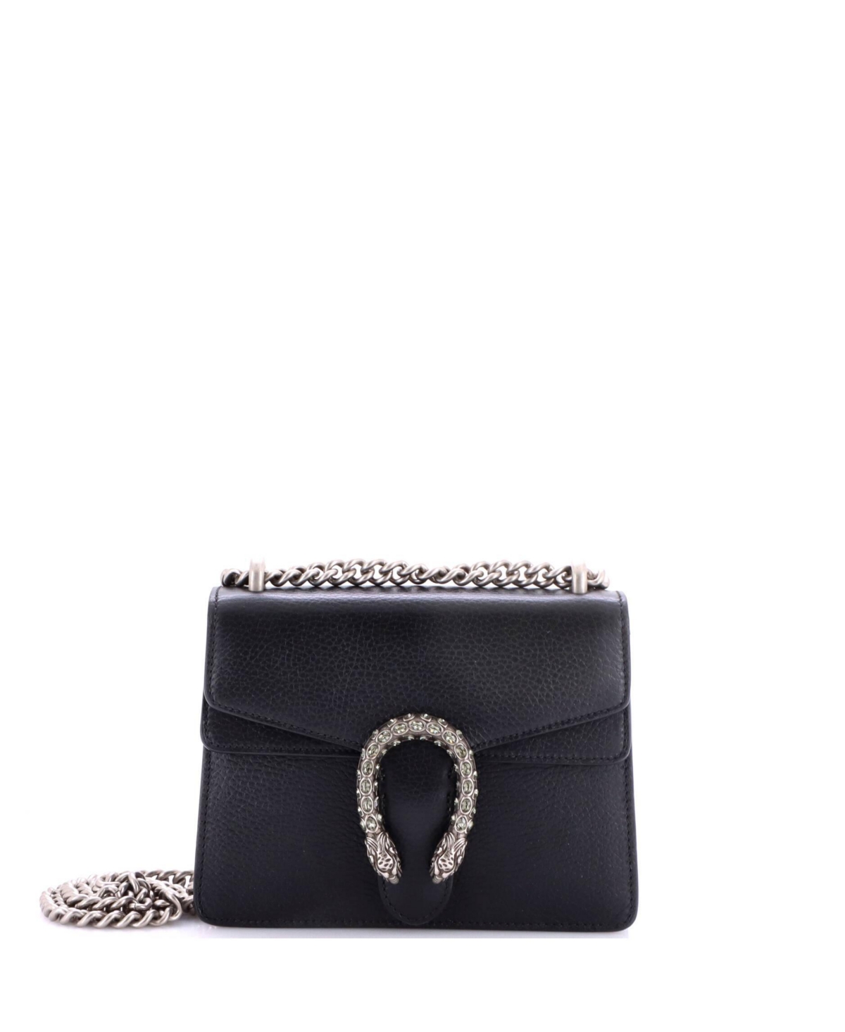 Pre-Owned Gucci Mini Dionysus Bag Leather - Black
