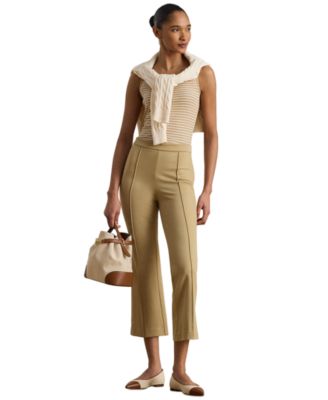 Women's Twill Flare Ankle Pants