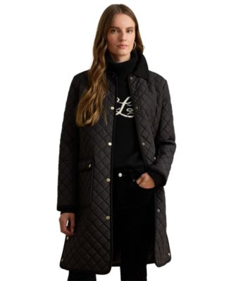 Women's Diamond-Quilted Coat, Created for Macy's