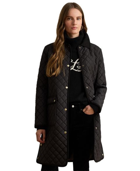 Женское пальто Lauren Ralph Lauren Quilted, цвет: Чёрный