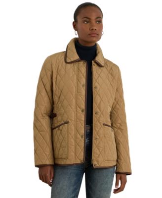 Women's Quilted Velboa-Lined Jacket, Created for Macy's