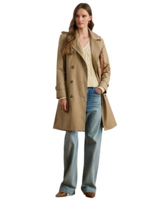 Lauren Ralph Lauren Women's Double-Breasted Belted Trench Coat