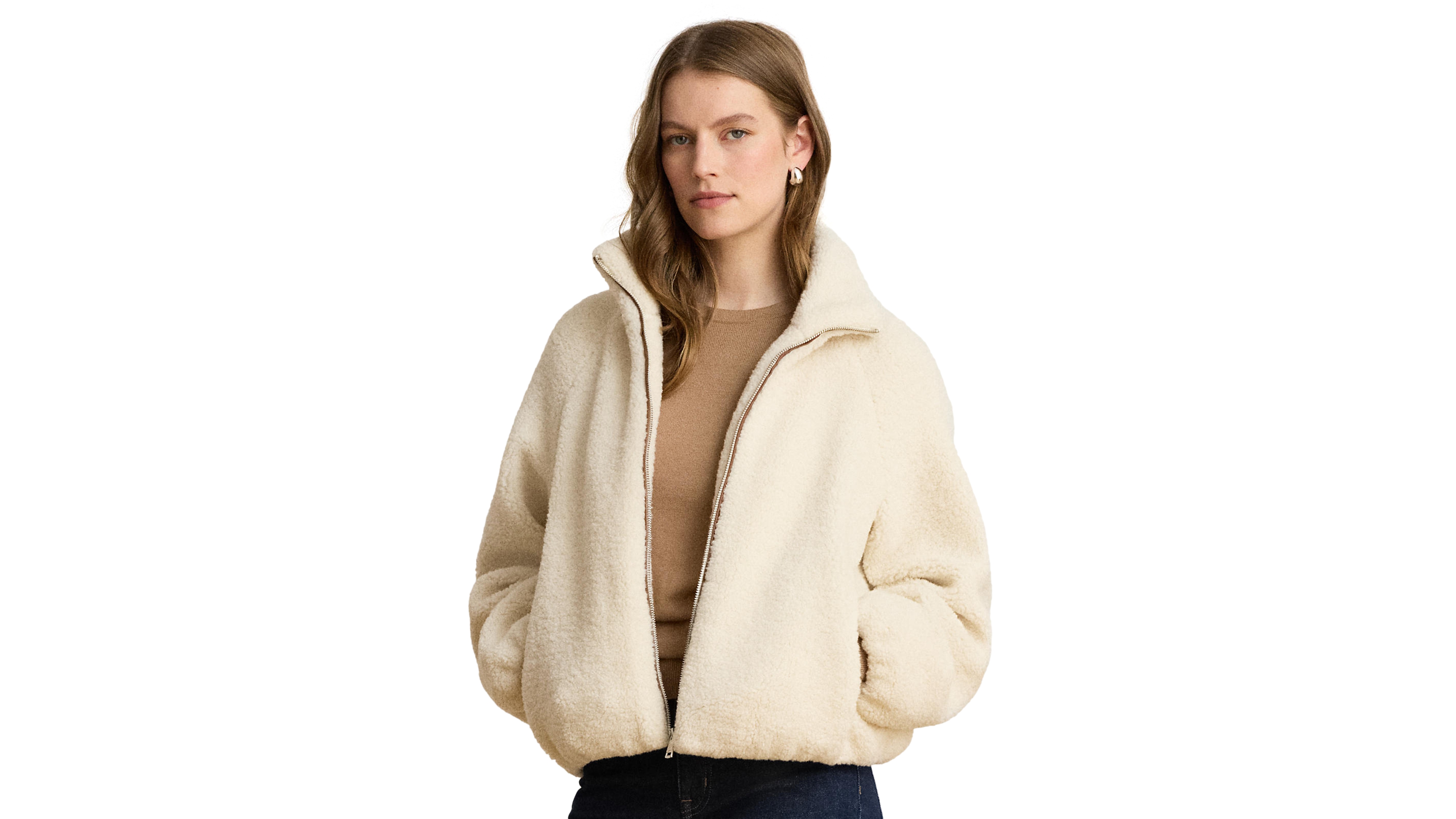 Lauren Ralph Women's Sherpa Puffer Coat