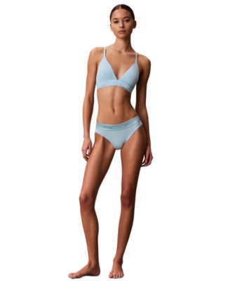 Women's Icon Cotton Modal Lightly Lined Triangle Bralette QF8825