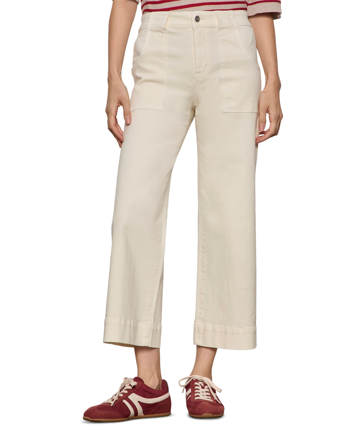 Sanctuary Petite Cotton-Blend Insider Crop Pants