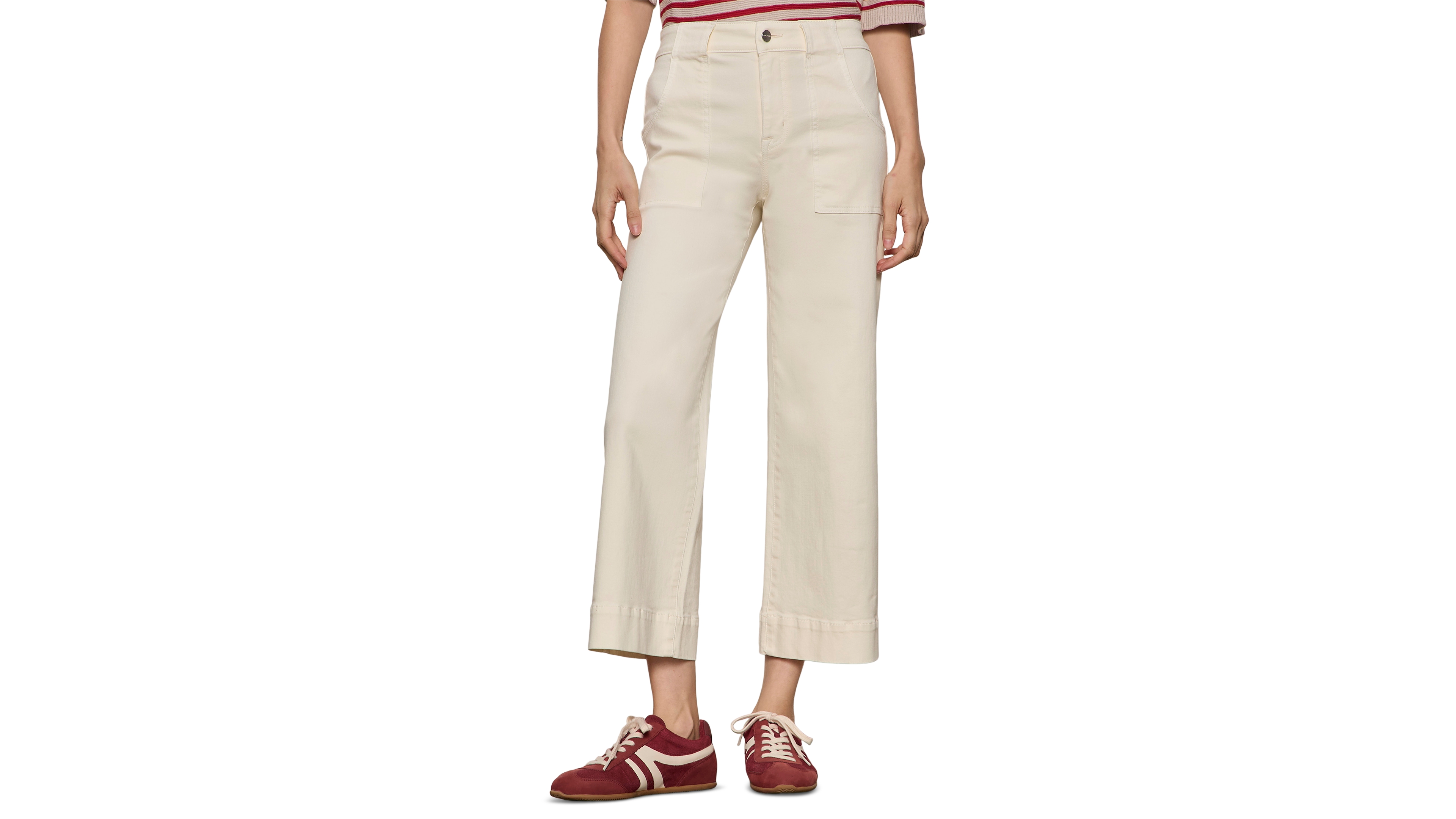 Sanctuary Petite Cotton-Blend Insider Crop Pants