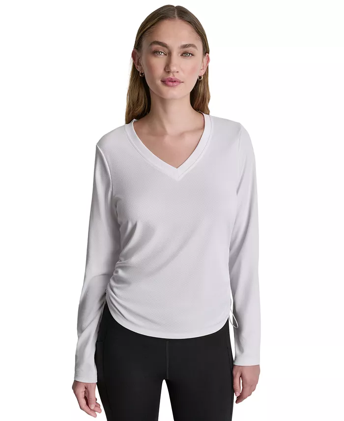 Women's Long-Sleeve Ruched Tech Top - thumbnail 6